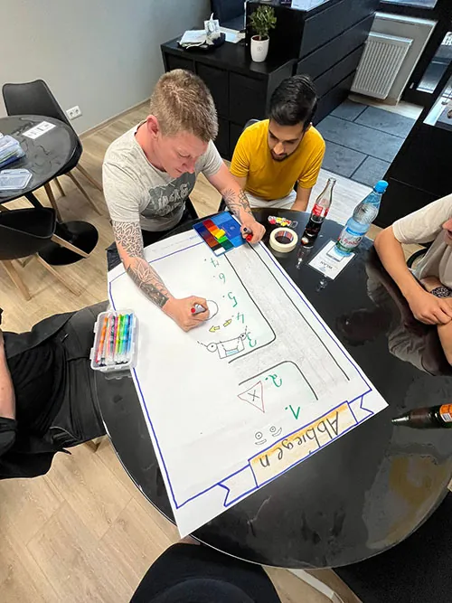 Theorieunterricht in Andys Fahrschule in Frankfurt