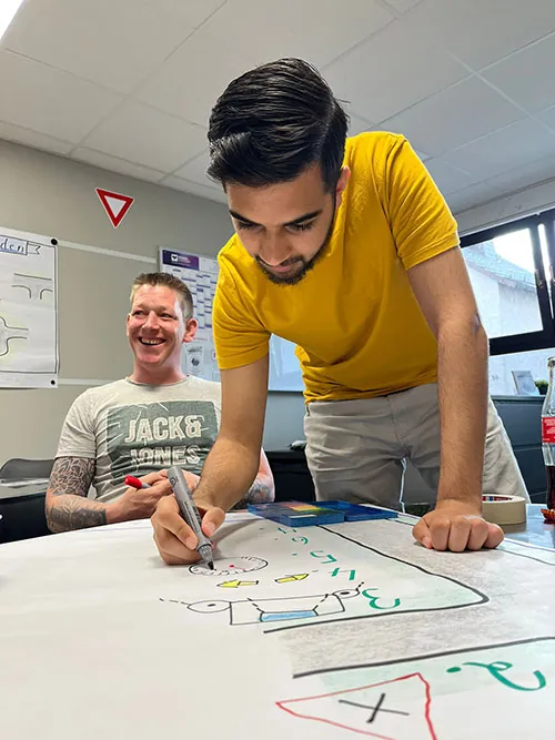 Theorieunterricht in Andys Fahrschule in Frankfurt