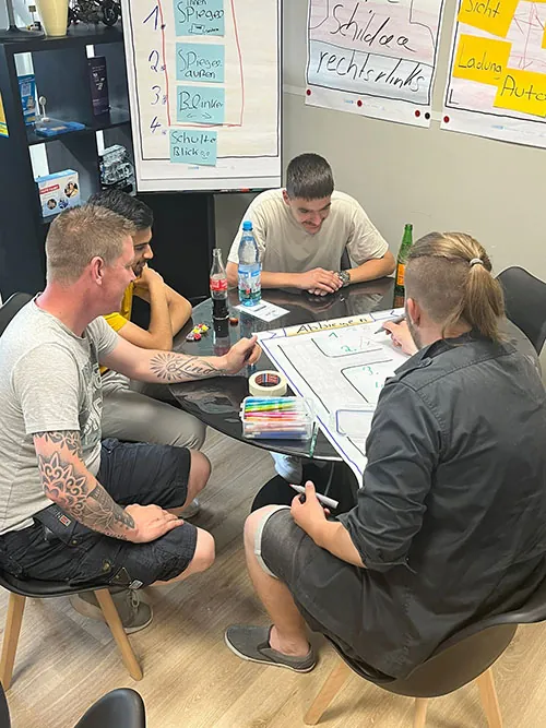 Theorieunterricht in Andys Fahrschule in Frankfurt