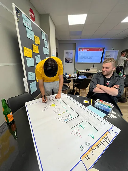 Theorieunterricht in Andys Fahrschule in Frankfurt