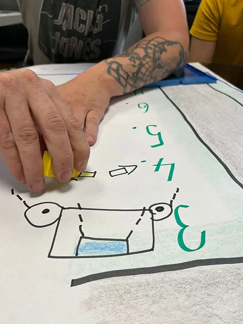 Theorieunterricht in Andys Fahrschule in Frankfurt