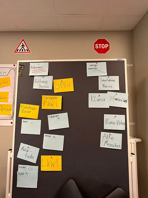 Theorieunterricht in Andys Fahrschule in Frankfurt